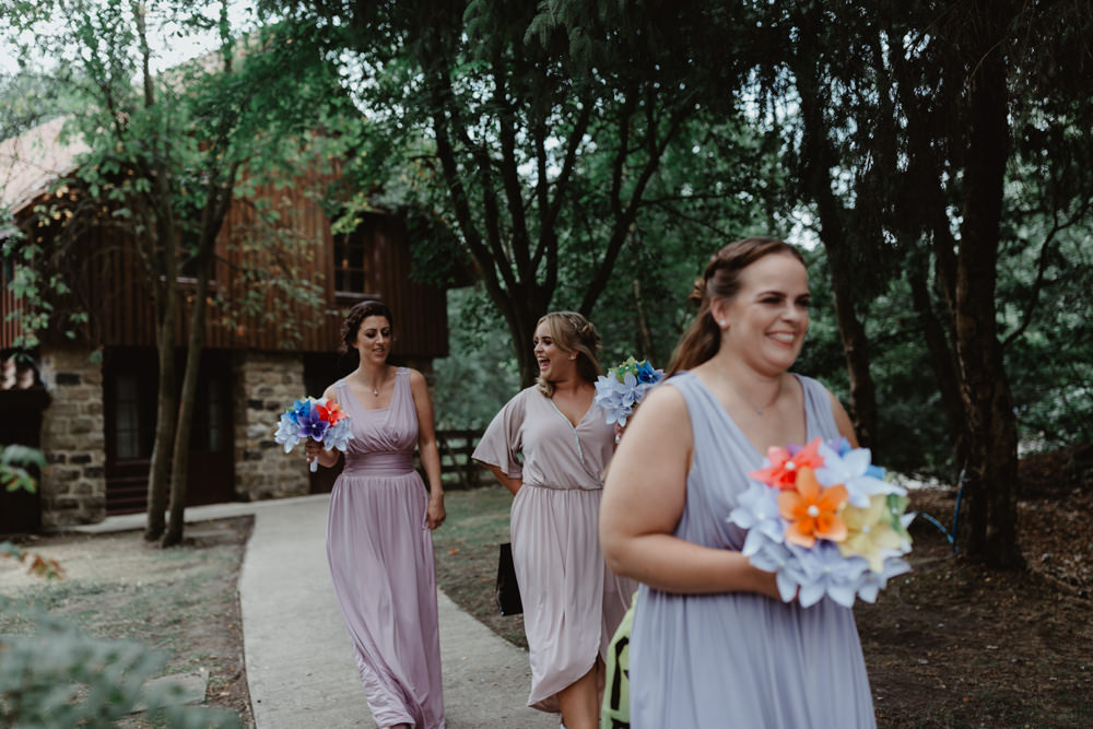 Cute Rainbow Wedding Stevie Jay Photography