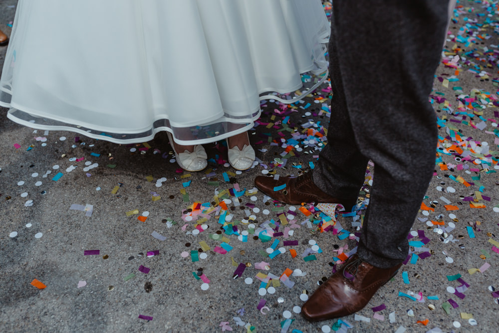 Cute Rainbow Wedding Stevie Jay Photography
