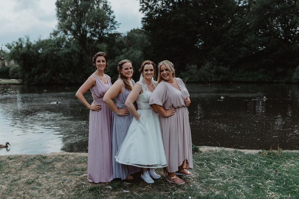 Pink Lilac Bridesmaid Dress Dresses Cute Rainbow Wedding Stevie Jay Photography