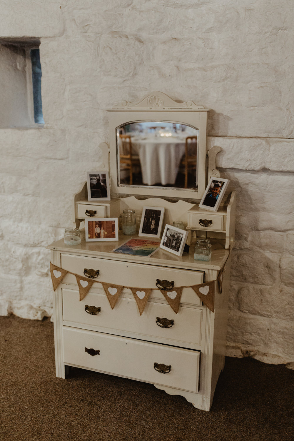 Table Furniture Dresser Display Cute Rainbow Wedding Stevie Jay Photography