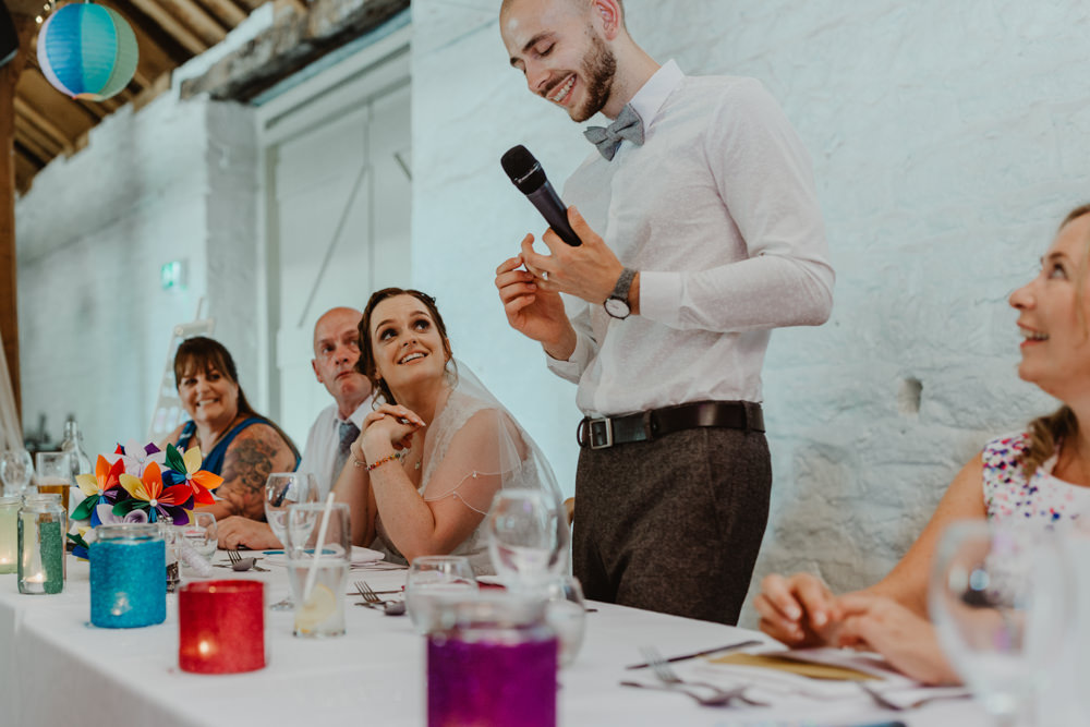 Cute Rainbow Wedding Stevie Jay Photography