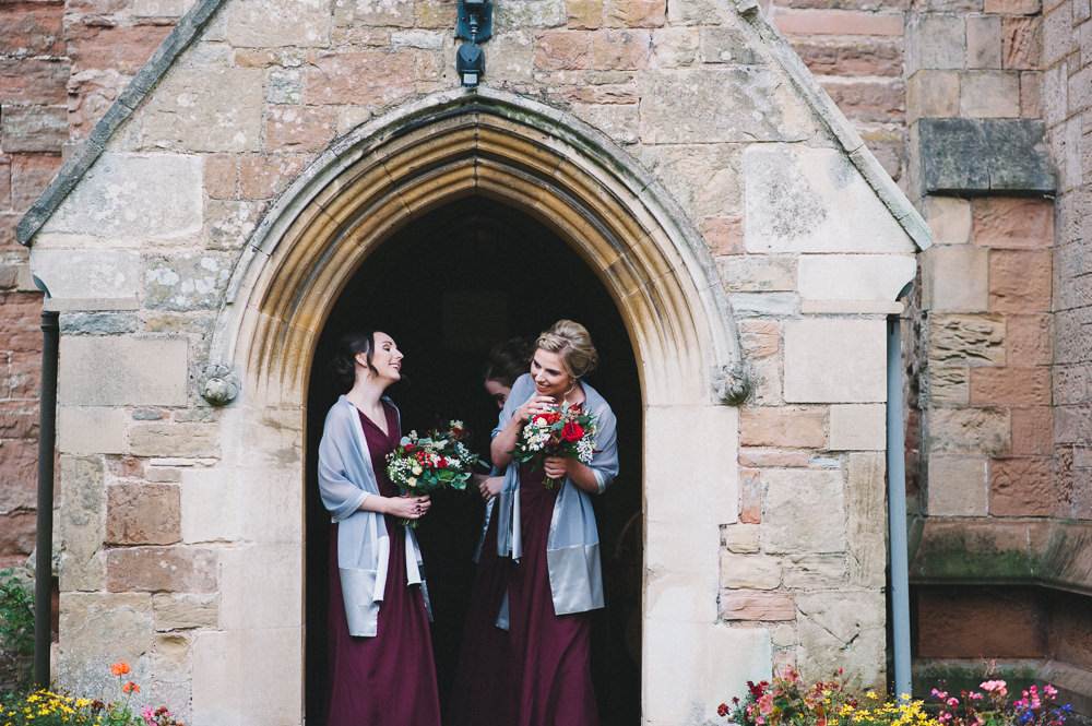 Burgundy Bridesmaids Lavender Shawl Hazel Gap Wedding Maree Frances Photography