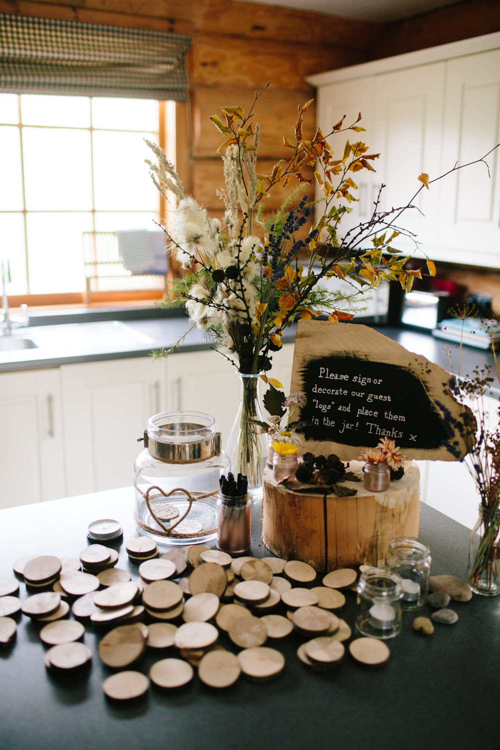 Guest Book Jar Messages Log Hidden River Cabins Wedding Dan Hough Photo