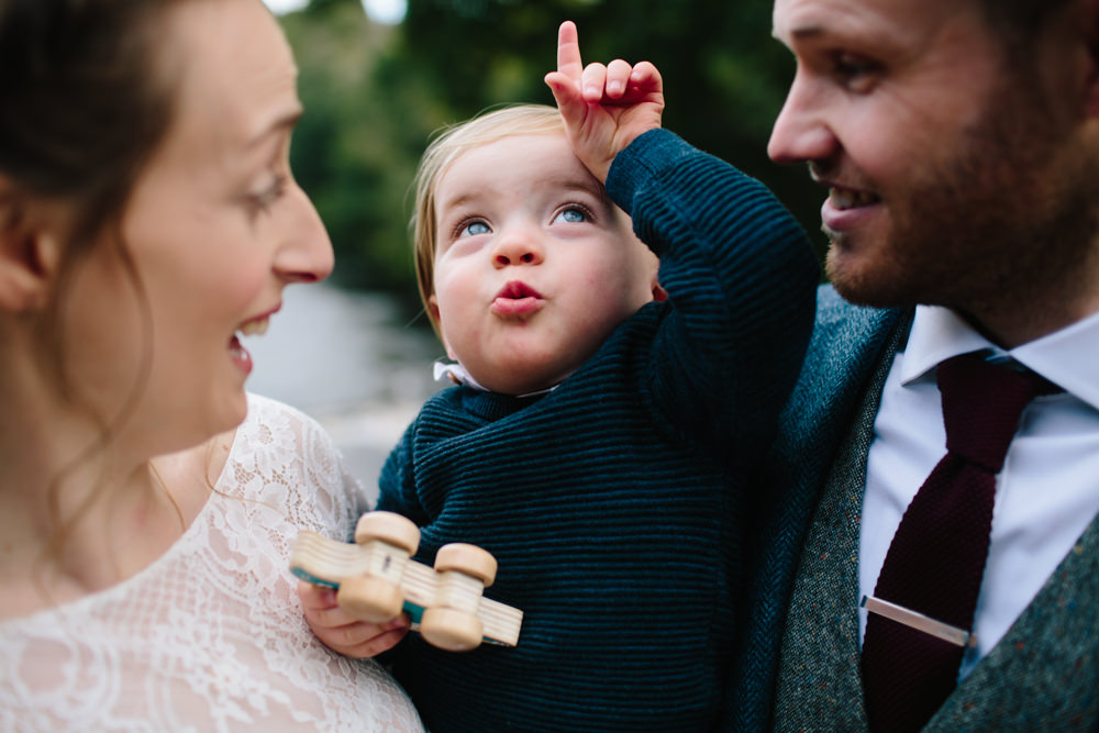 Page Boy Hidden River Cabins Wedding Dan Hough Photo
