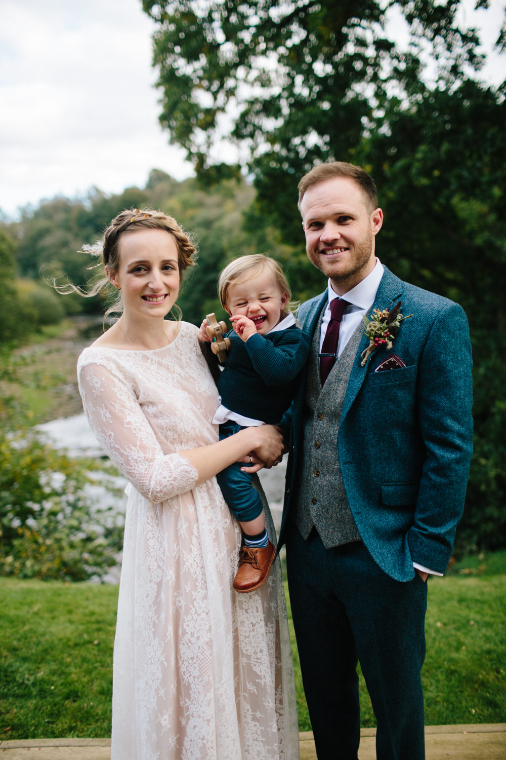 Page Boy Jumper Hidden River Cabins Wedding Dan Hough Photo