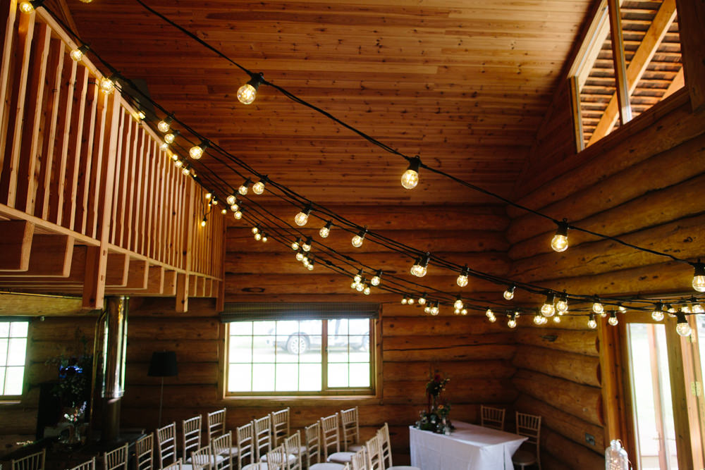 Festoon Lights Hidden River Cabins Wedding Dan Hough Photo