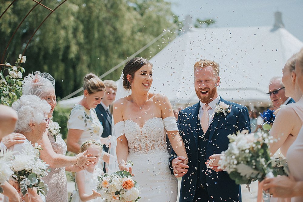 Confetti Throw Houchins Farm Wedding Julia and You Photography