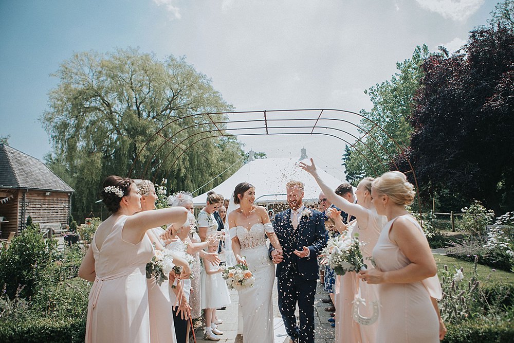 Confetti Throw Houchins Farm Wedding Julia and You Photography