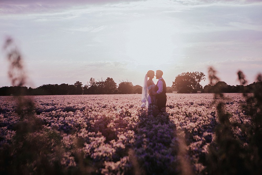 Lilac Borage Field Portraits Houchins Farm Wedding Julia and You Photography