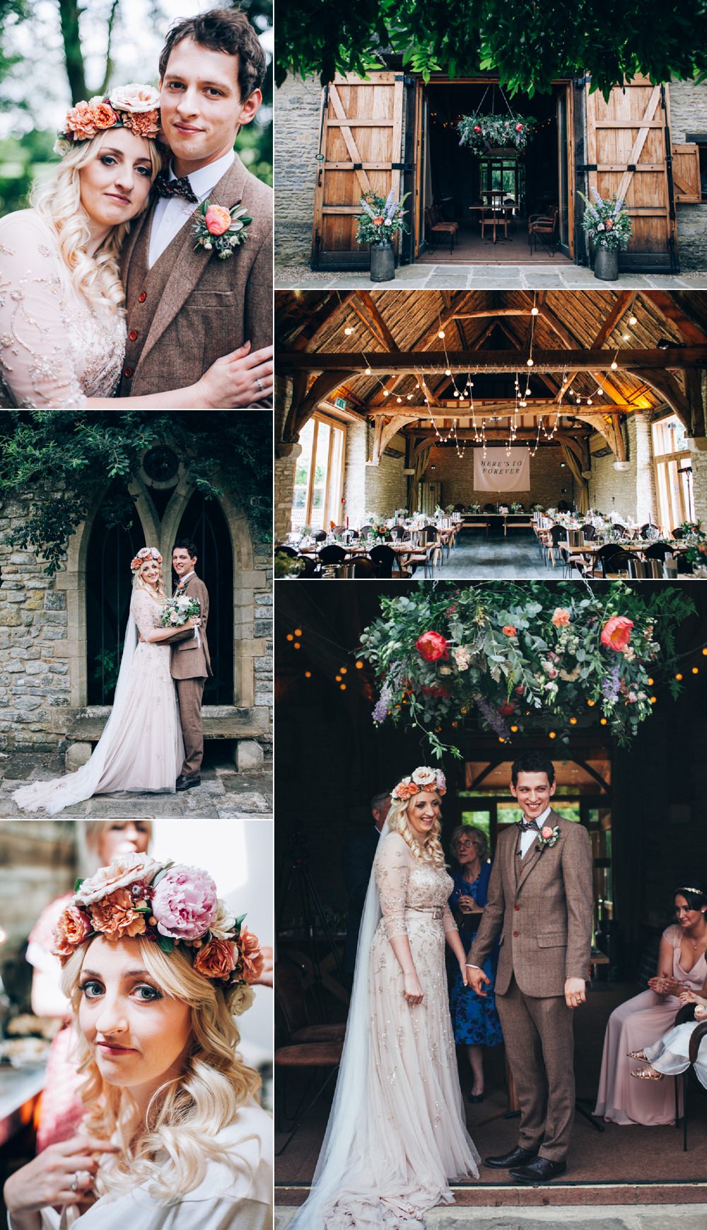 Flowery Bohemian Secret Garden Wedding Casey Avenue Photography