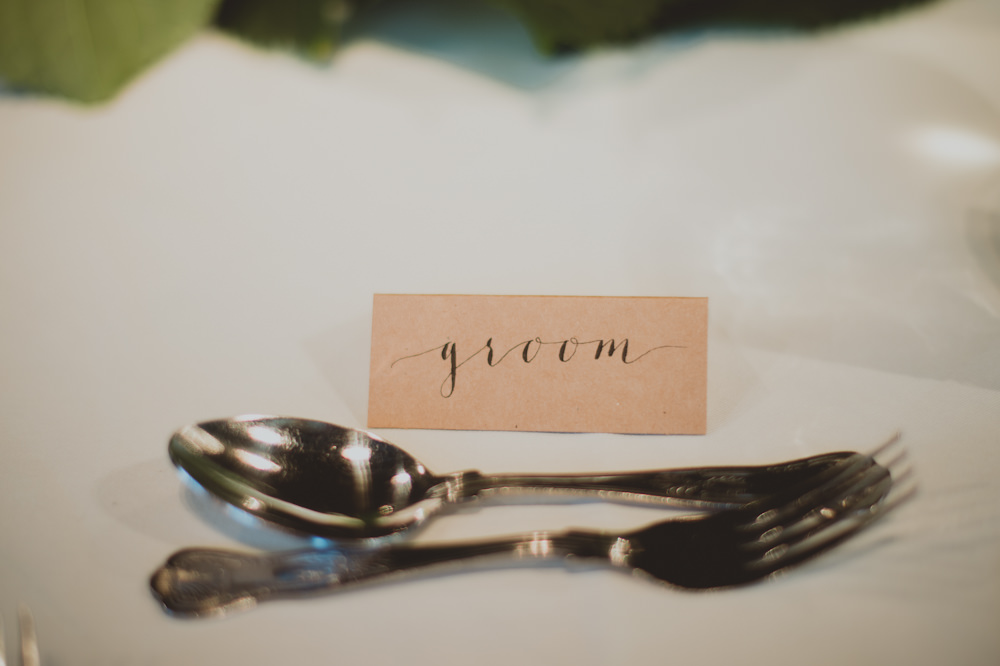 Calligraphy Place Name Card Newton Hall Wedding Sasha Weddings