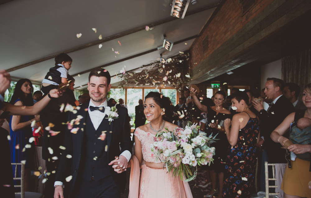 Confetti Throw Newton Hall Wedding Sasha Weddings