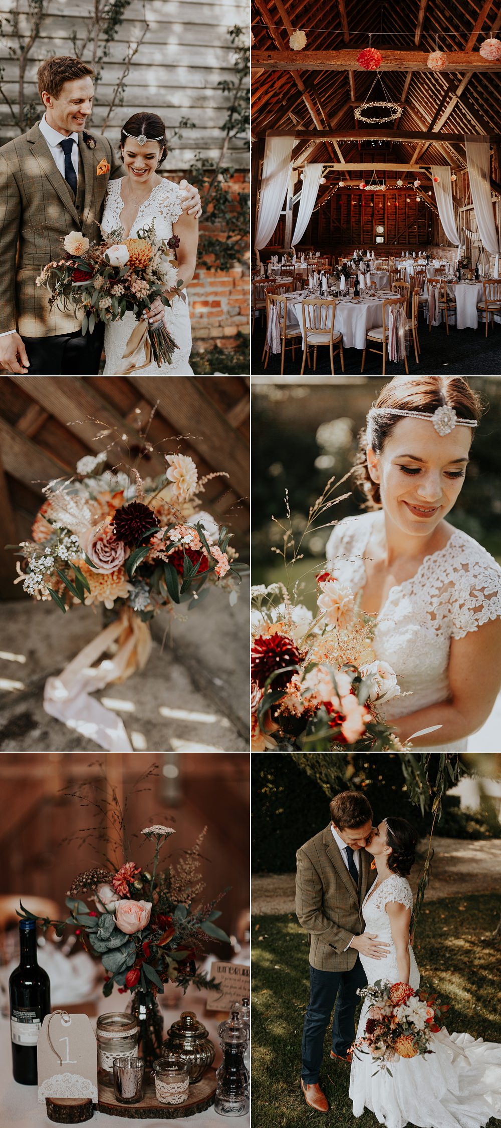 Simply Stunning Bohemian Autumn Countryside Barn Wedding Jen Marino Photography