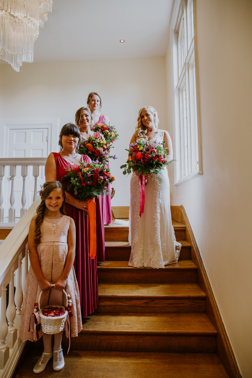 Bridesmaid Dress Dresses Raspberry Notley Abbey Wedding Alexandra Jane Photography