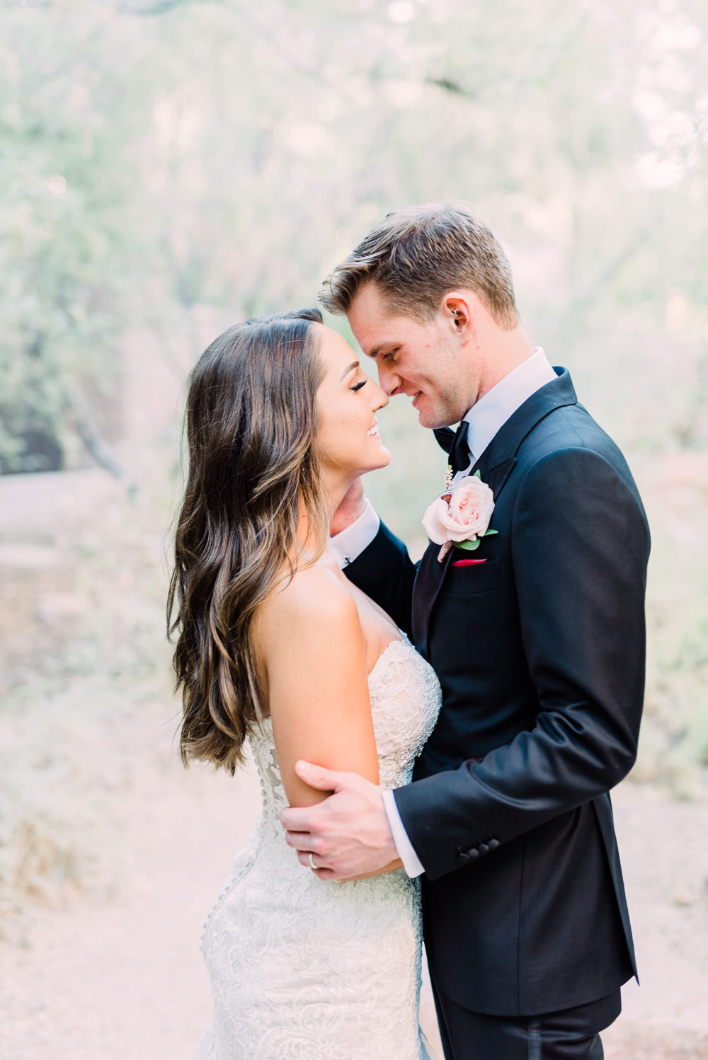 Romantic Soft Elopement Wedding Las Vegas Kristen Joy Photography
