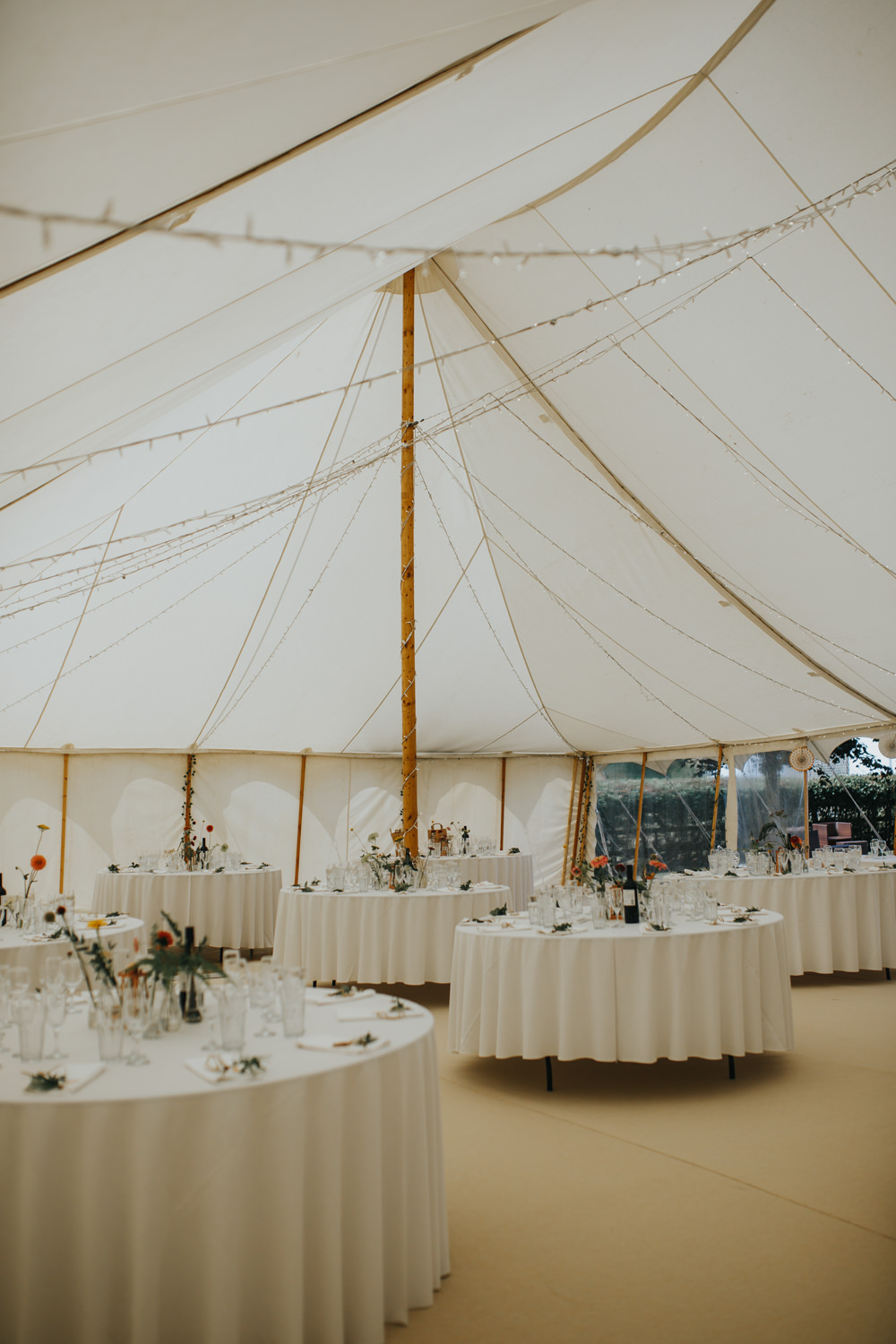 Pole Tent Marquee Shiningford Manor Wedding Magda K Photography