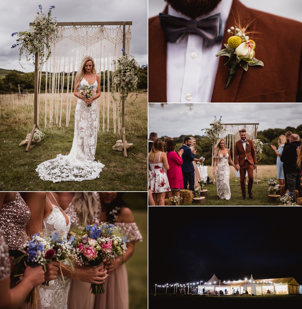 Beautifully Boho DIY Outdoor Wedding Robin Goodlad Photography