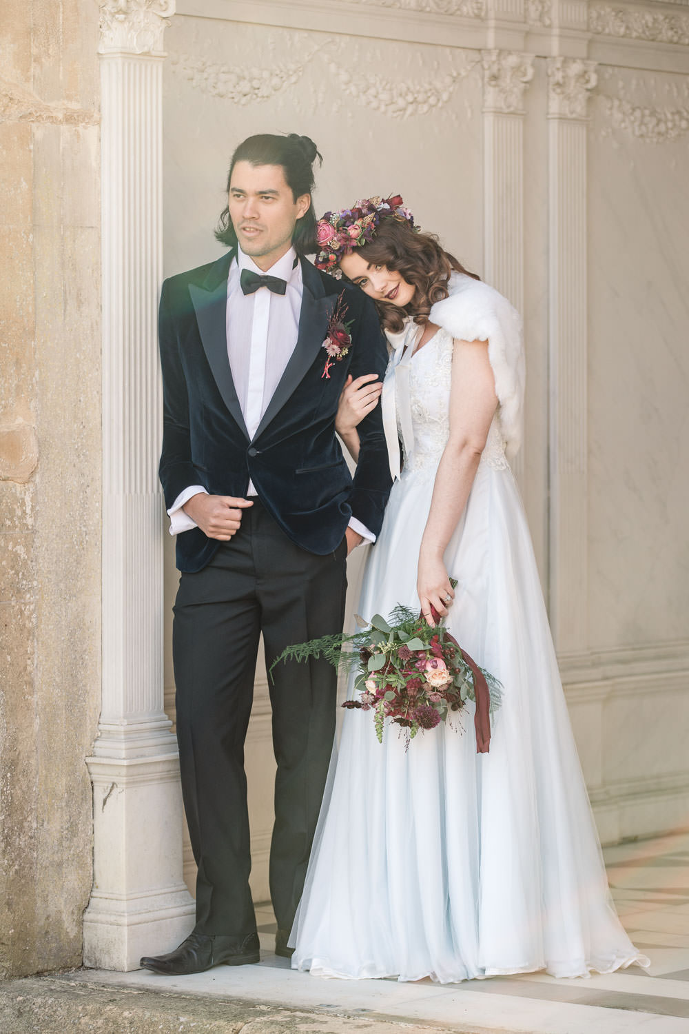 Winter Luxe Wedding Ideas Becky Harley Photography