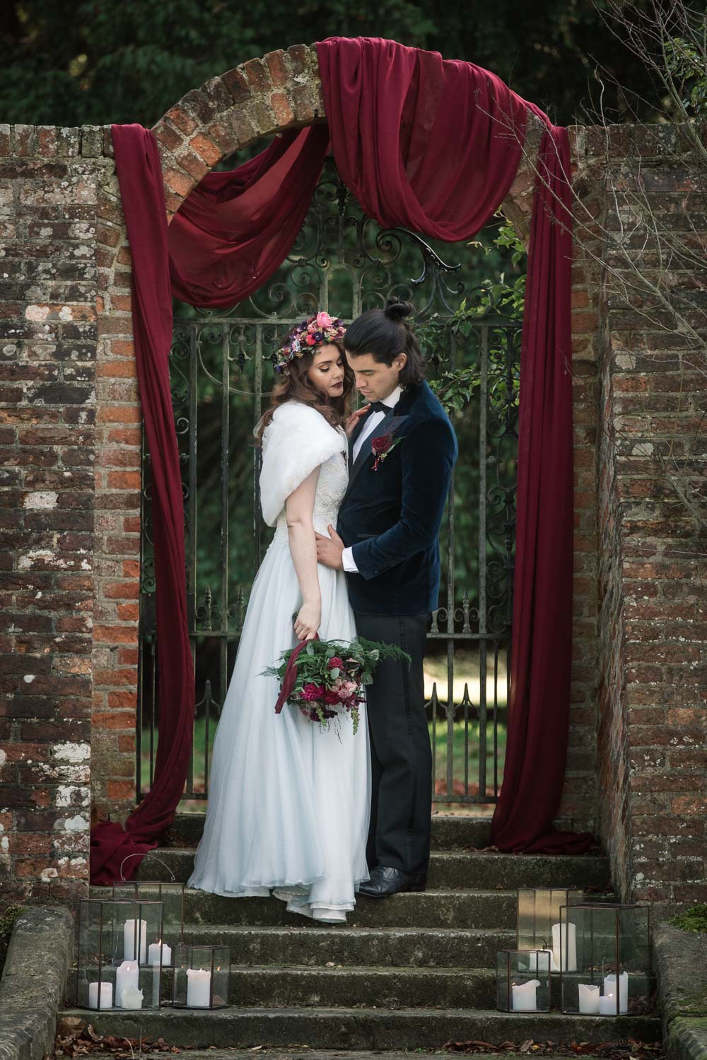 Winter Luxe Wedding Ideas Becky Harley Photography