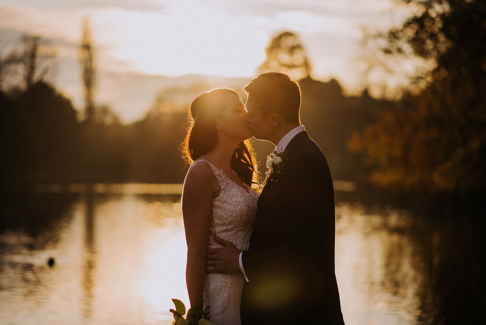 Bride Bridal Wed2B Dress Gown Sleeveless Embellishment Lace Groom Sunset Barn Elsham Hall Wedding Wedding Kazooieloki Photography