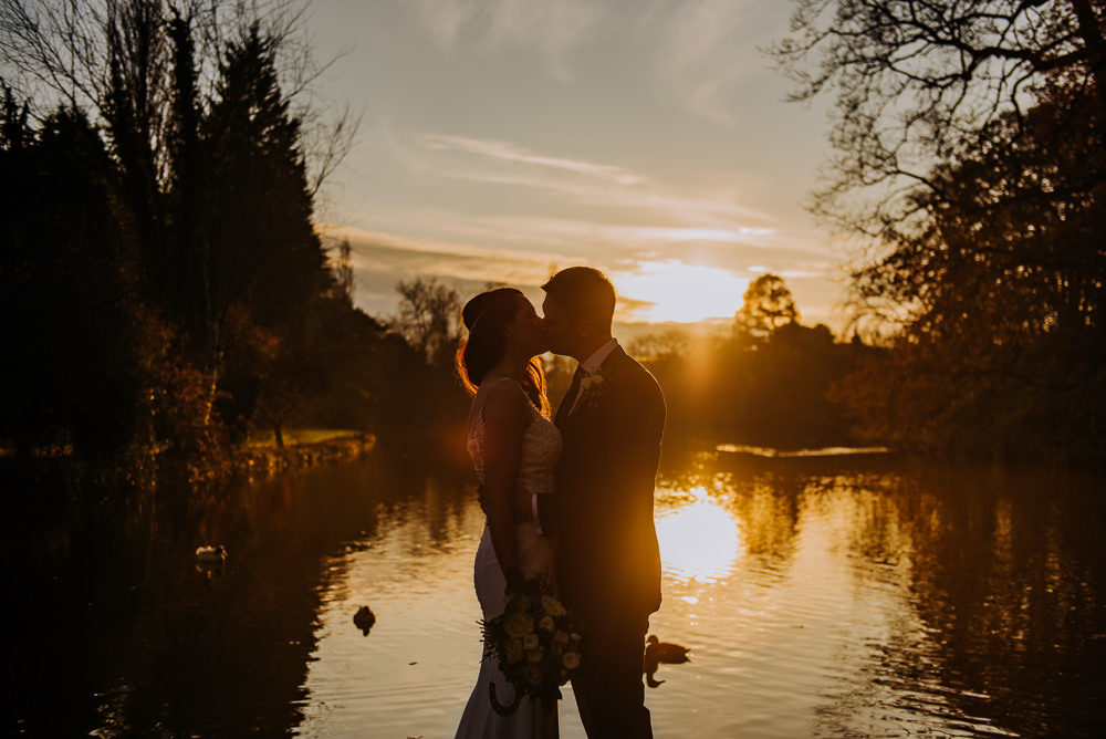 Bride Bridal Wed2B Dress Gown Sleeveless Embellishment Lace Groom Sunset Barn Elsham Hall Wedding Wedding Kazooieloki Photography