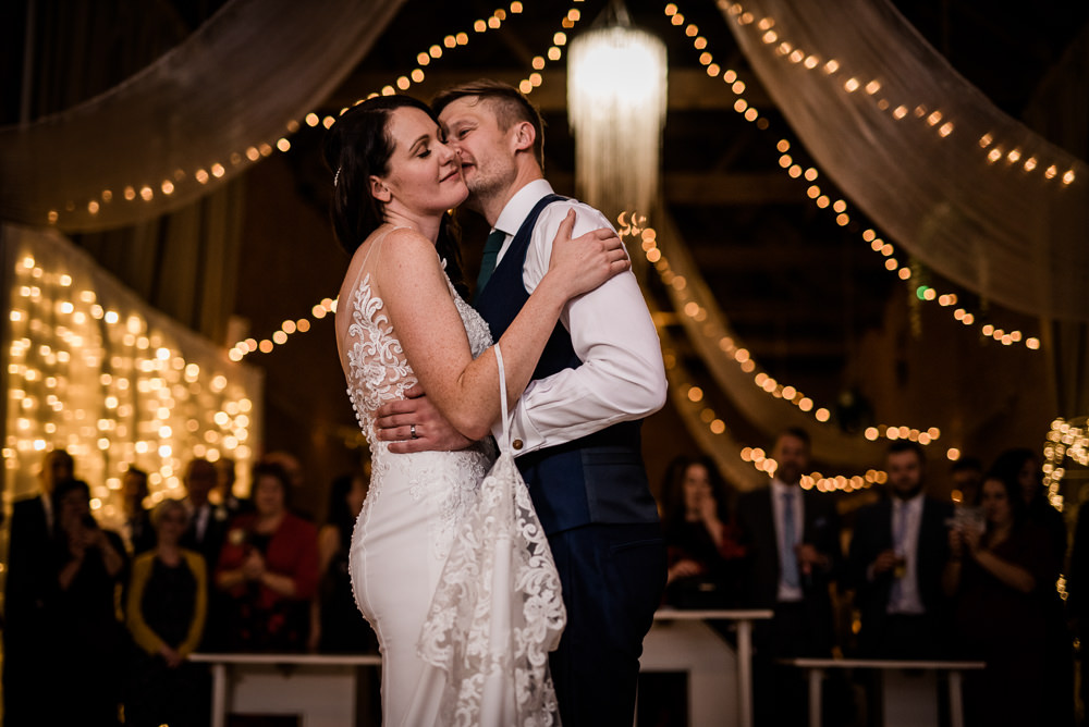 Bride Bridal Wed2B Dress Gown Sleeveless Embellishment Lace Groom Barn Elsham Hall Wedding Wedding Kazooieloki Photography