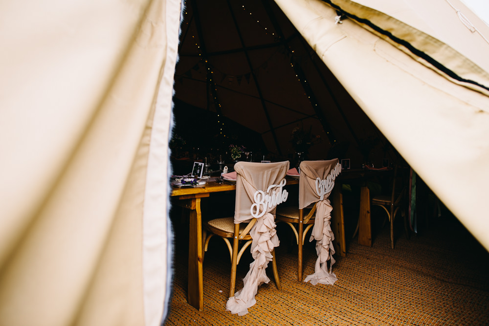 Fabric Drape Chairs Flowers Decor Bawdon Lodge Farm Wedding Hannah Hall Photography