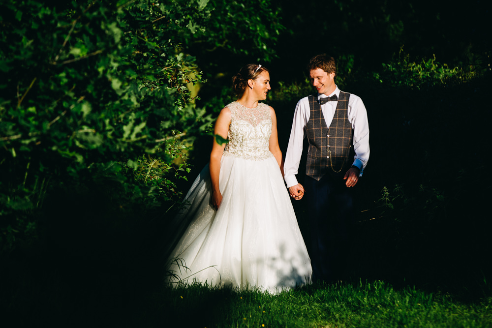 Princess Bride Bridal Dress Gown Alfred Angelo Veil Embellished Bawdon Lodge Farm Wedding Hannah Hall Photography