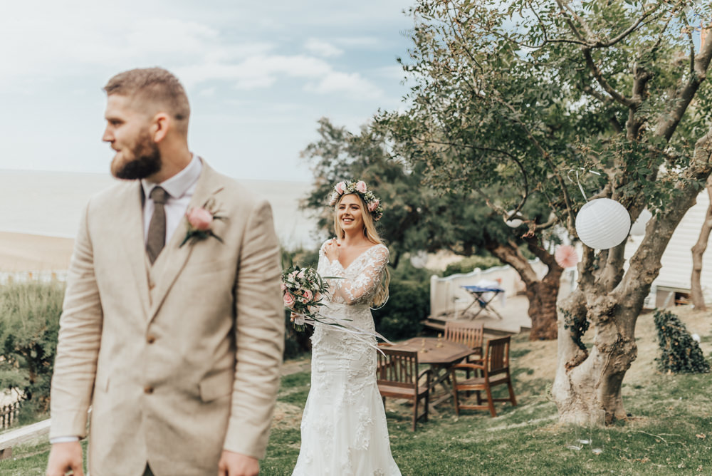 First Look Beacon House Wedding Elopement Rebecca Carpenter Photography