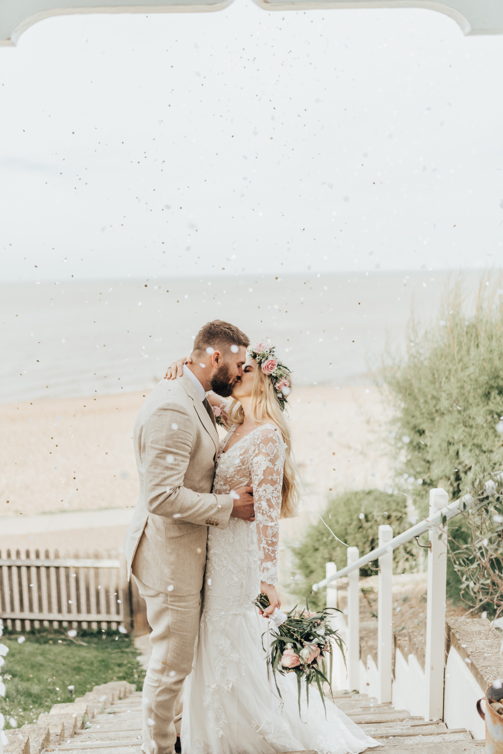 Confetti Throw Beacon House Wedding Elopement Rebecca Carpenter Photography