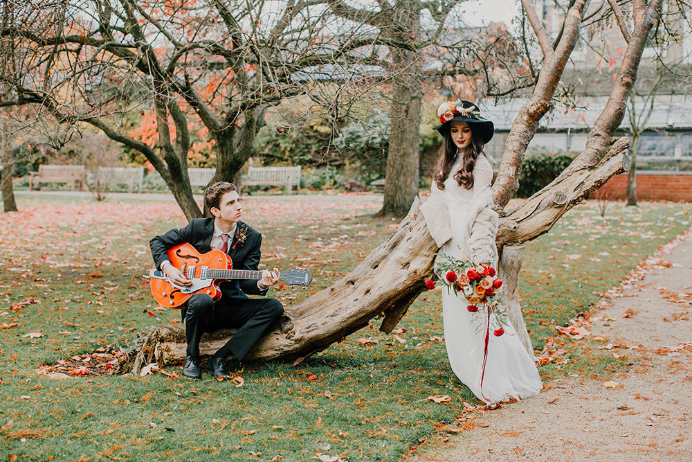 Bohemian Music Folk Wedding Ideas Gail Secker Photography