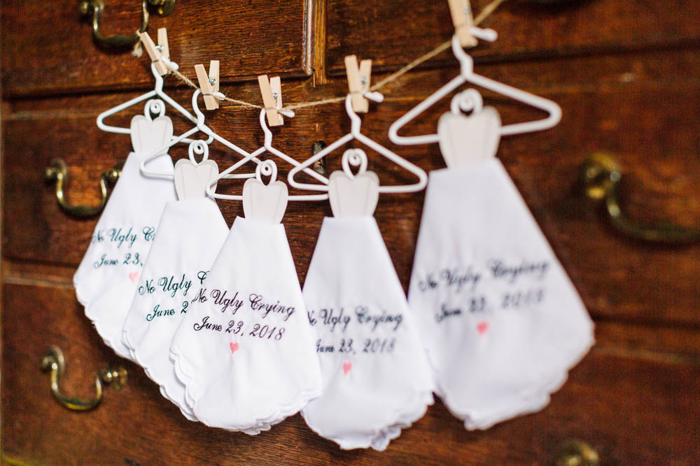 Handkerchief Bridesmaids No Ugly Crying Brewerstreet Farmhouse Wedding Danielle Smith Photography