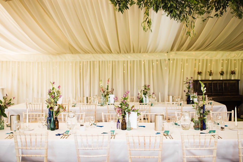 Marquee Decor Cherwell Boathouse Wedding Claudia Rose Carter Photography