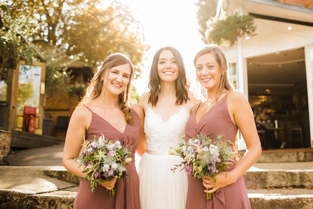 Dusky Pink Bridesmaid Dress Dresses Cherwell Boathouse Wedding Claudia Rose Carter Photography