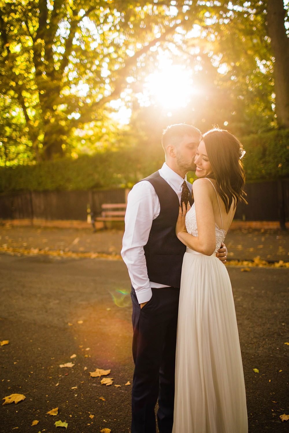Dress Gown Bride Bridal Two Piece Top Skirt Catherine Deane Cherwell Boathouse Wedding Claudia Rose Carter Photography