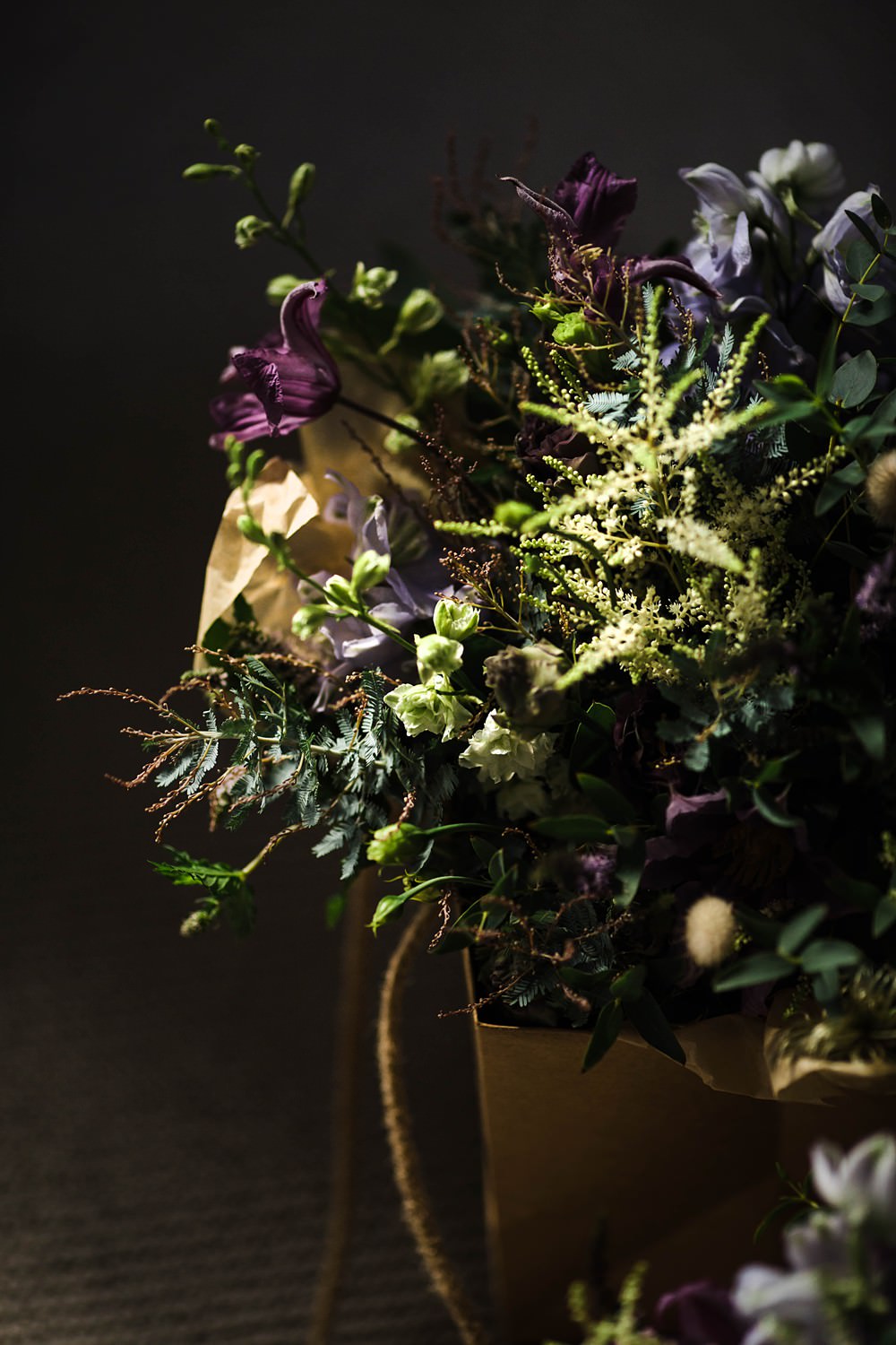 Bride Bridal Bouquet Flowers Wid Herbs Foliage Cherwell Boathouse Wedding Claudia Rose Carter Photography