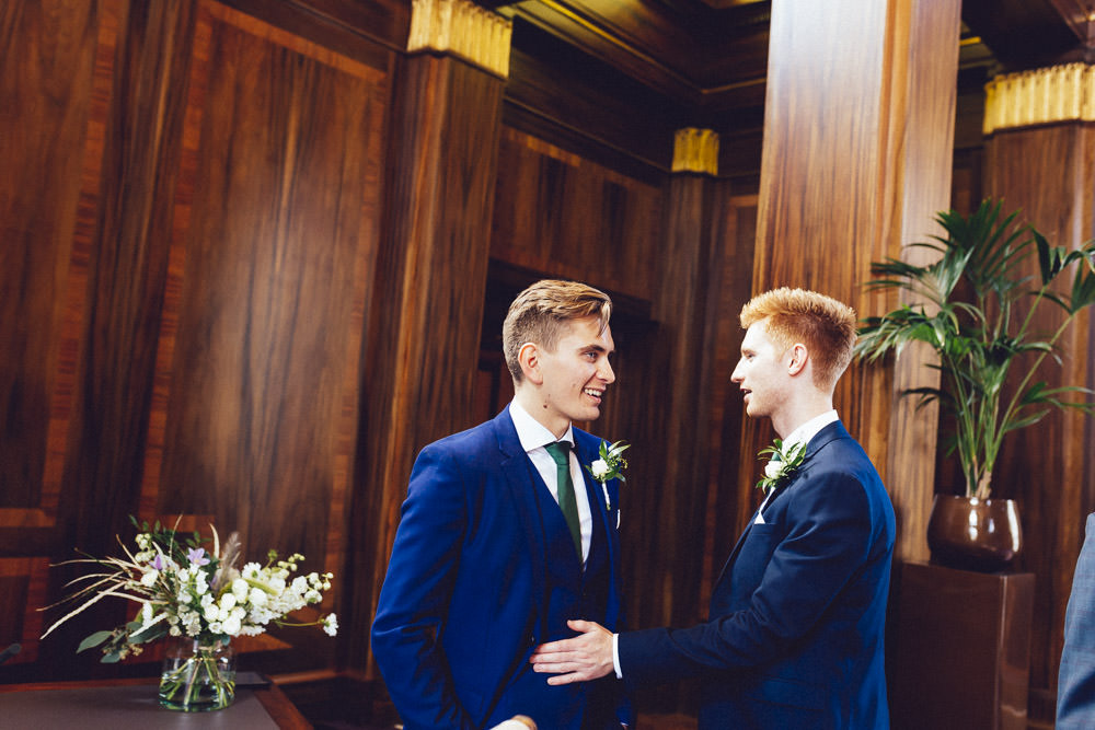 Groom Groomsmen Navy Suits Clapton Country Club Wedding Curious Rose Photography