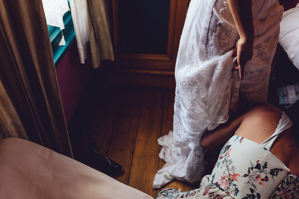 Dress Gown Bride Bridal Veil Grace Loves Lace Straps Train Clapton Country Club Wedding Curious Rose Photography