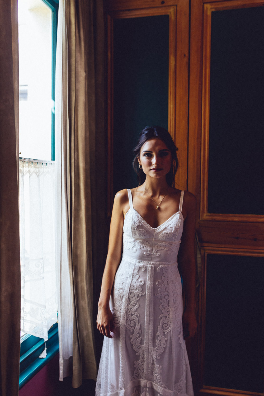 Dress Gown Bride Bridal Veil Grace Loves Lace Straps Train Clapton Country Club Wedding Curious Rose Photography