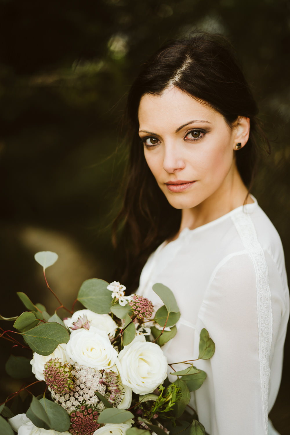 Bride Bridal Make Up Clifftop Portugal Wedding Ideas John Barwood Photography