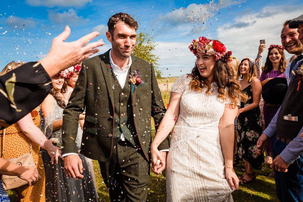 Confetti Colourful Festival Party Wedding Emma and Rich Photography