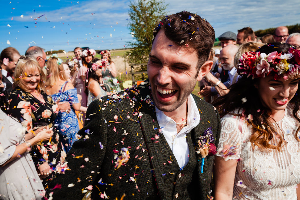 Confetti Colourful Festival Party Wedding Emma and Rich Photography