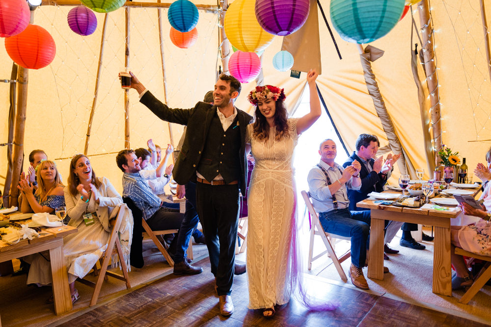 Colourful Festival Party Wedding Emma and Rich Photography