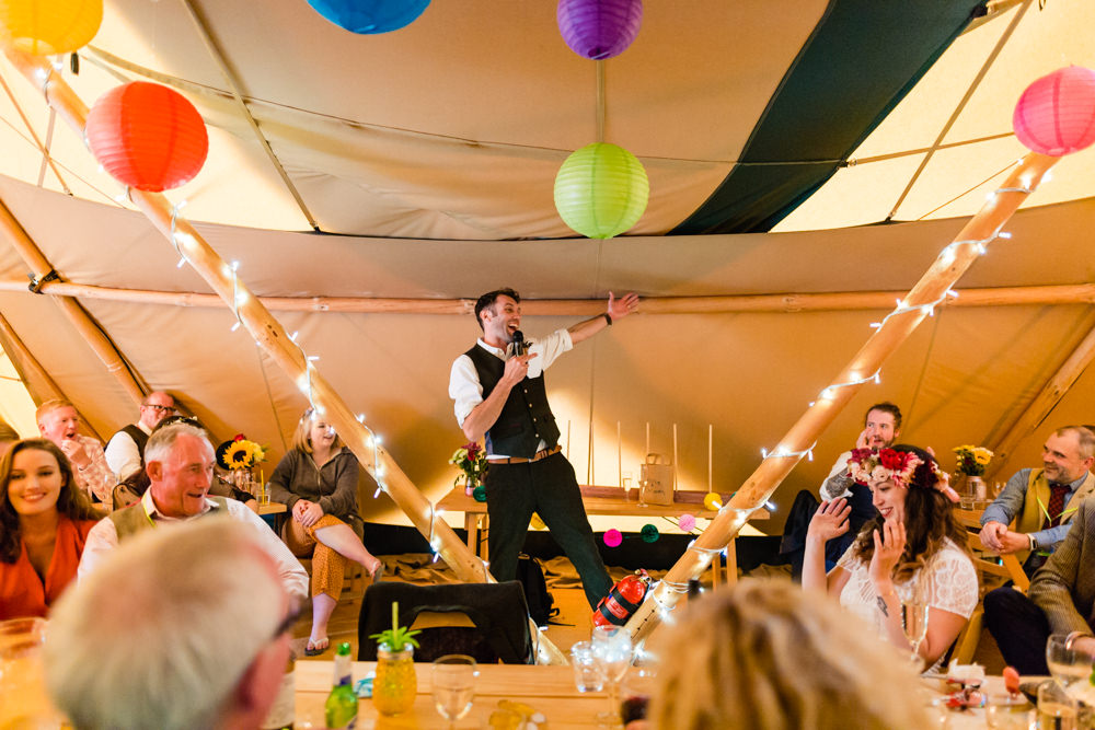 Colourful Festival Party Wedding Emma and Rich Photography