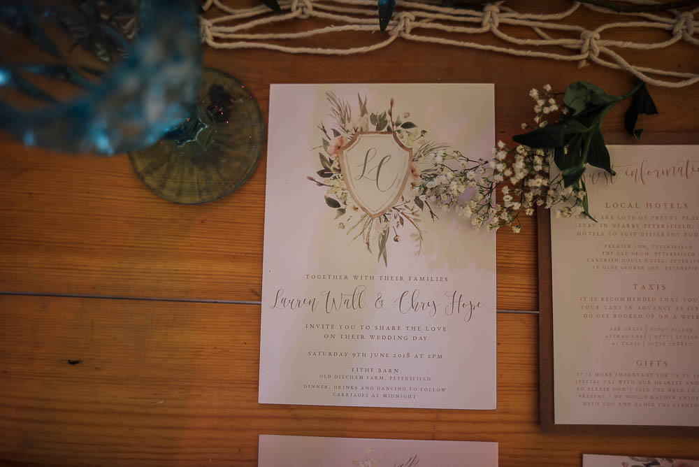 Stationery Invitations Invites Florals Colourful Pretty Floral Tipi Boho Wedding Ideas Purple Pear Tree Photography