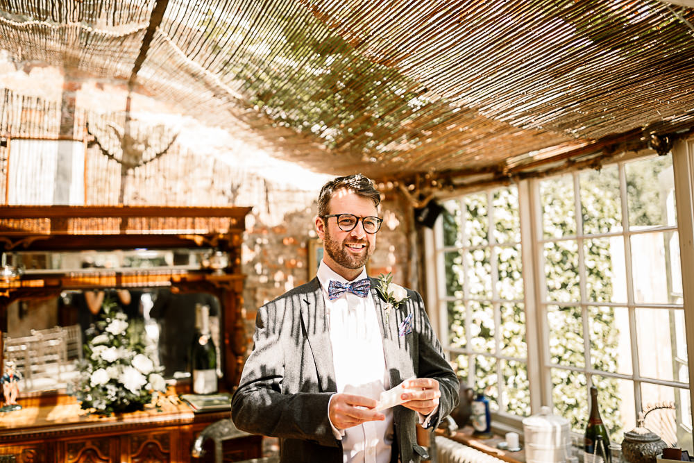 Bow Tie Groom Crab and Lobster Wedding Hayley Baxter Photography