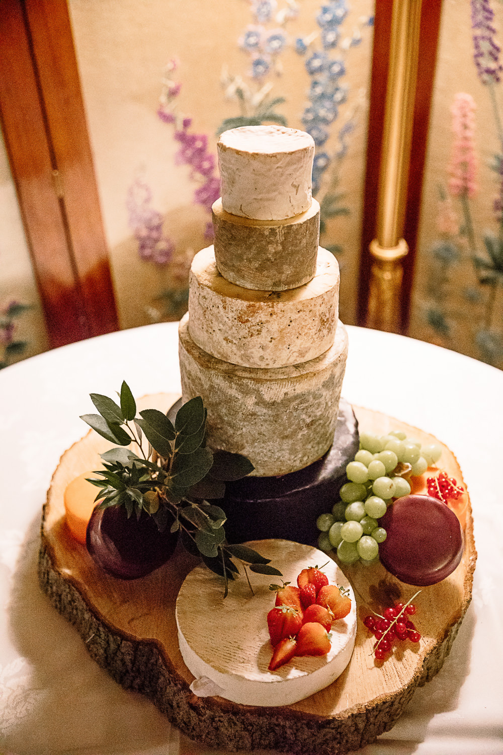 Cheese Cake Tower Tiered Crab and Lobster Wedding Hayley Baxter Photography
