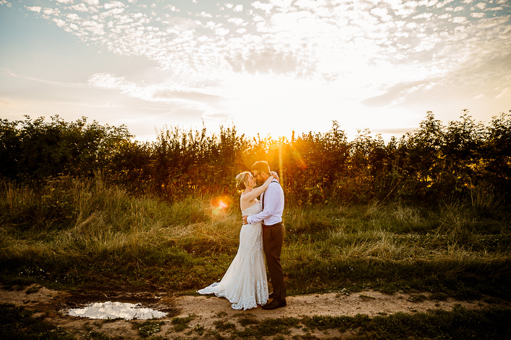 Bride Bridal Dress Gown Sweetheart Neckline Lace Braided Up Do Plait Bow Tie Braces Groom Crab and Lobster Wedding Hayley Baxter Photography