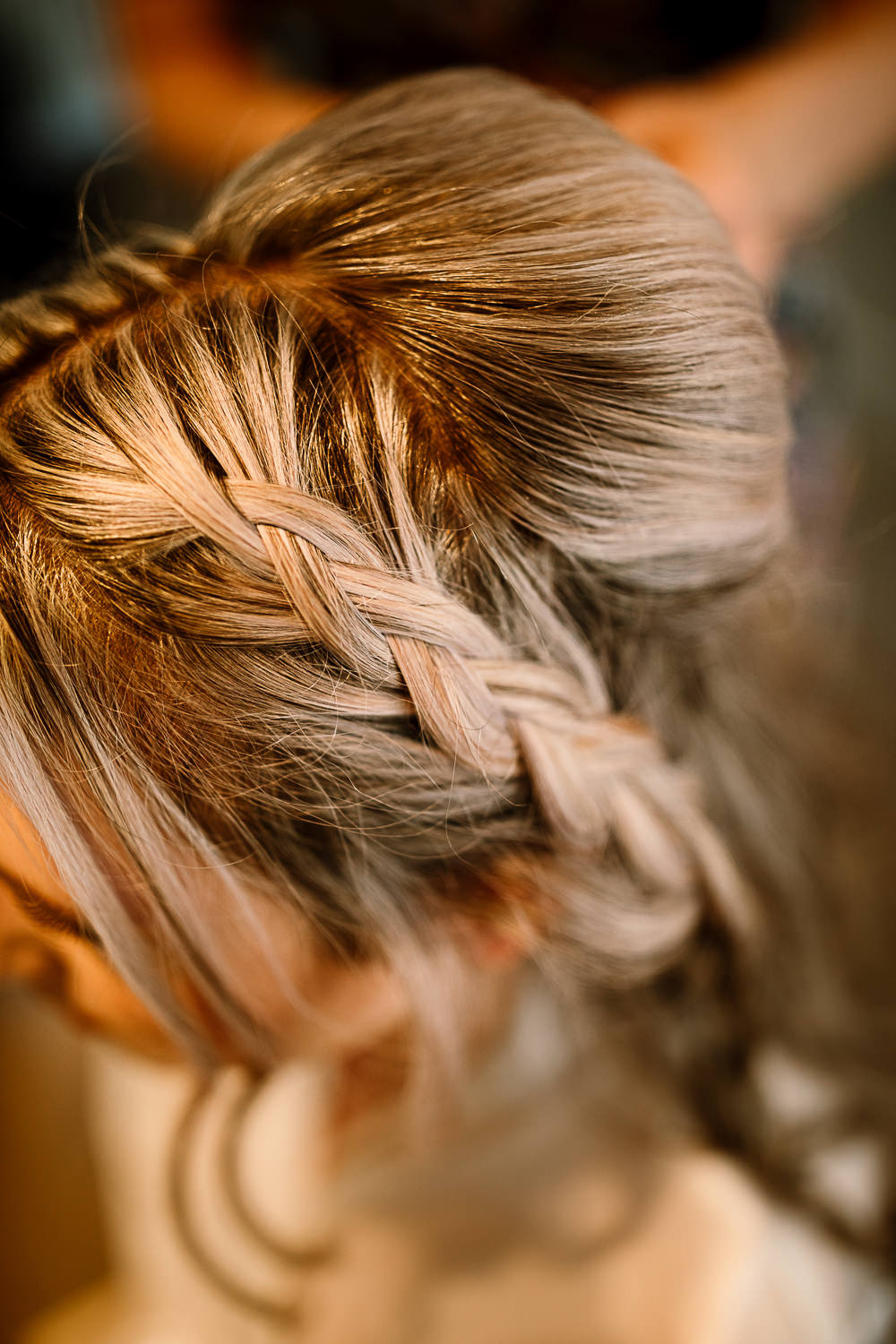 Bride Bridal Up Do Plait Braid Hairstyle Crab and Lobster Wedding Hayley Baxter Photography