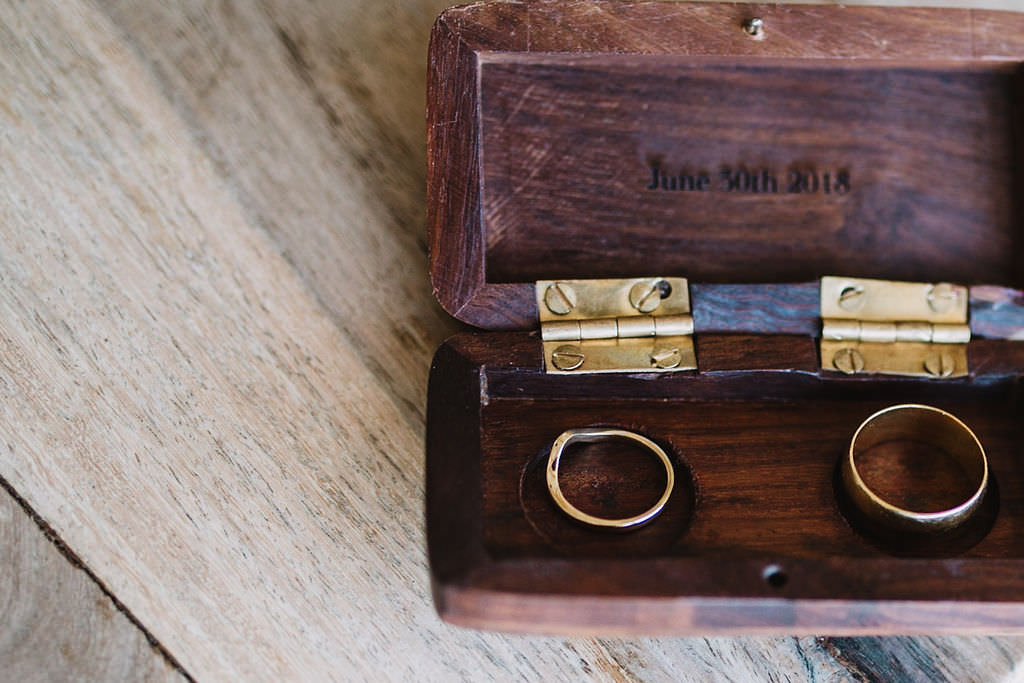 Wooden Ring Box Eco Friendly Wedding The Stag and the Doe